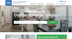 Desktop Screenshot of claytonhomesofcullman.com